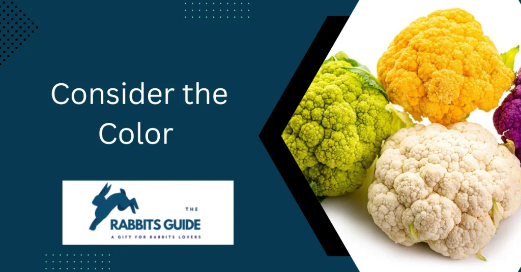Do rabbits eat cauliflower?|Branches, leaves, and stalks 6 Consider the Color